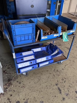 3 Transportwagen, 2-etagig